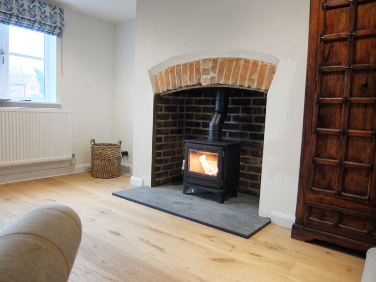 Chesney Log Burner Installation, Hook, Hampshire Log Burner